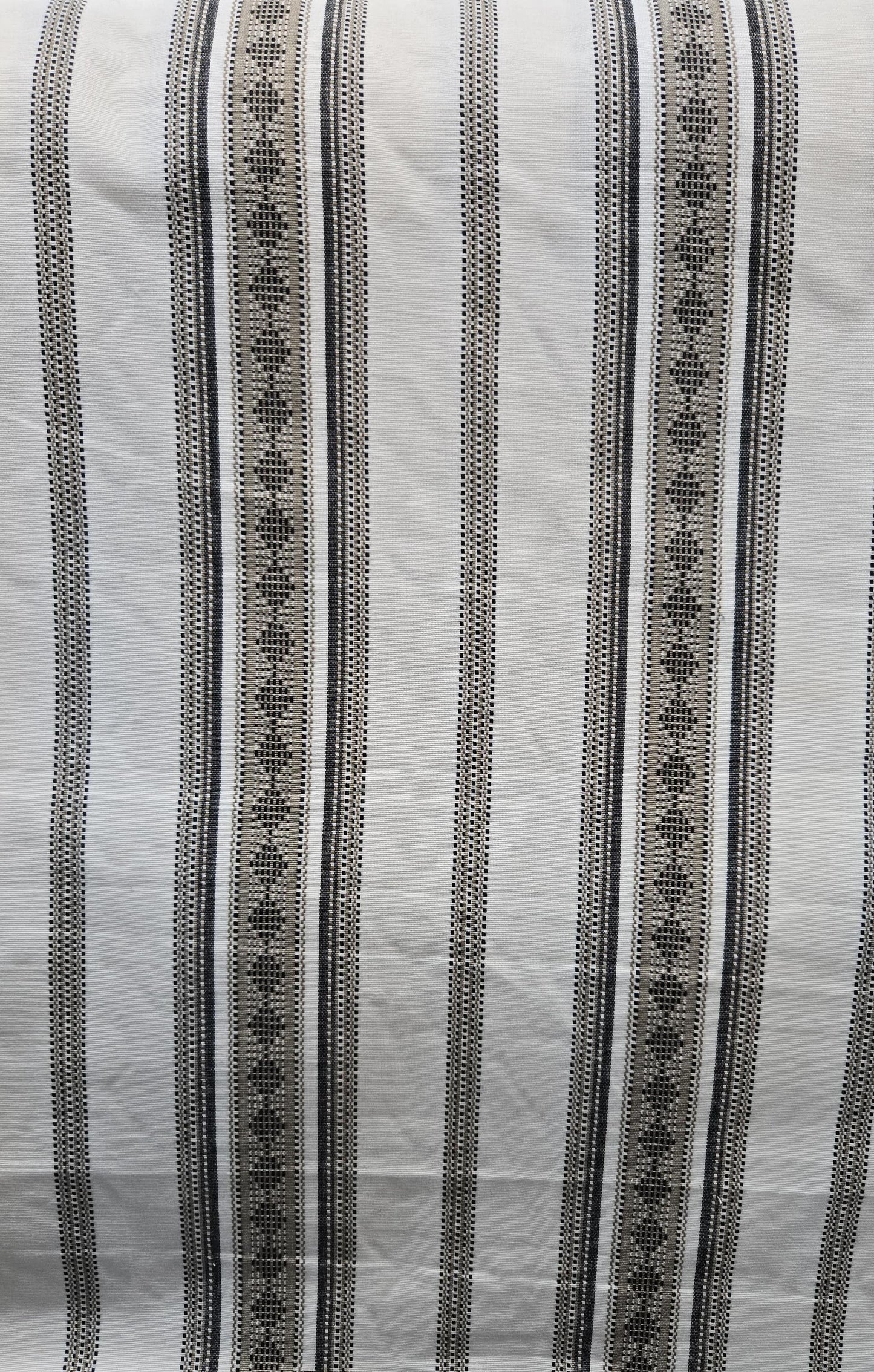Roma Stripe Flax – 100% Cotton Woven Stripe Fabric