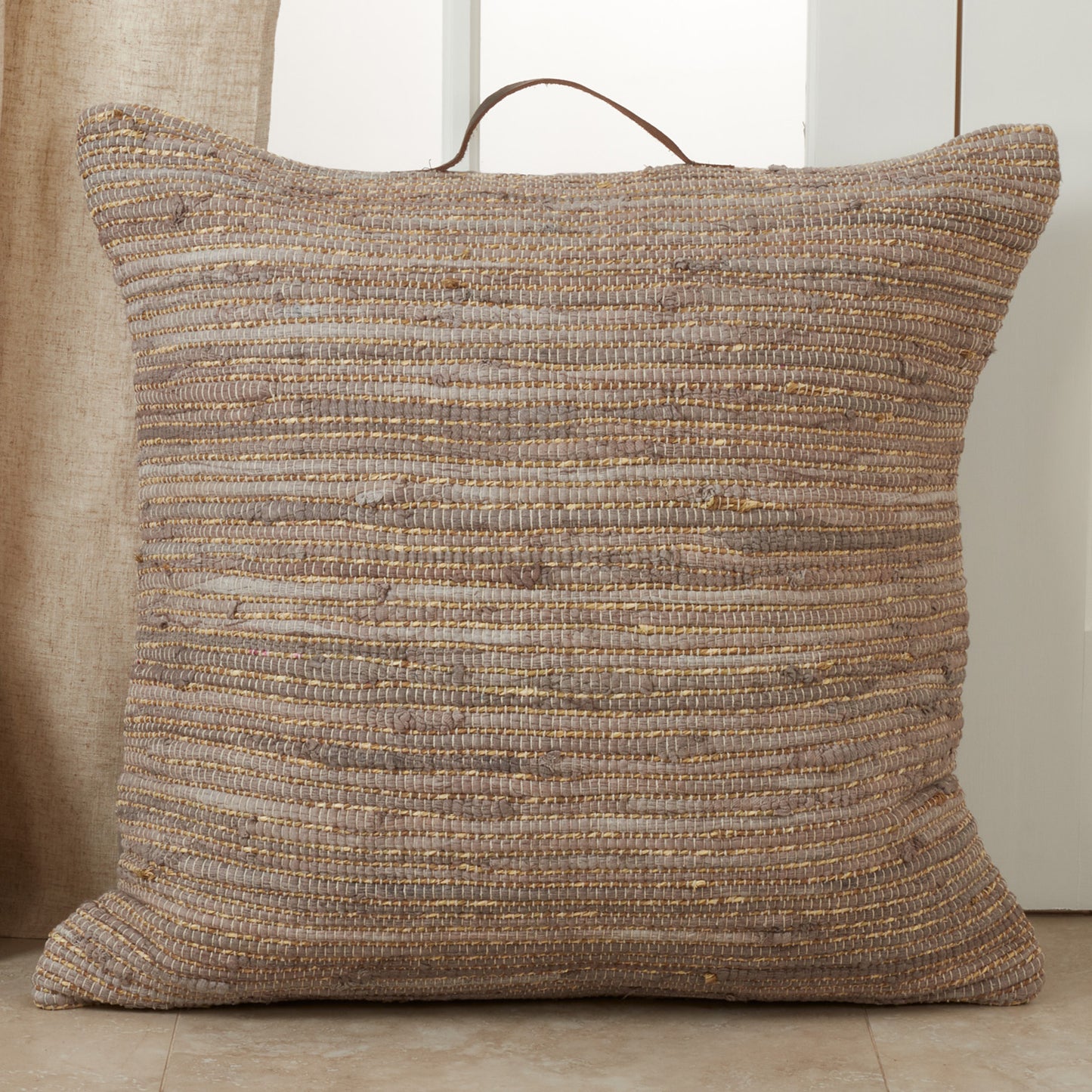 2891 BLUE/GREY 30'' CHINDI FLOOR PILLOW