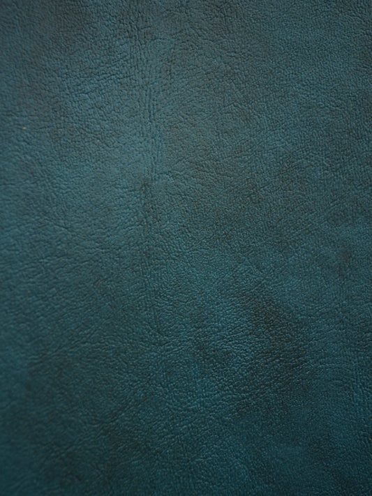 teal faux leather, teal cow hide, teal green vinyl