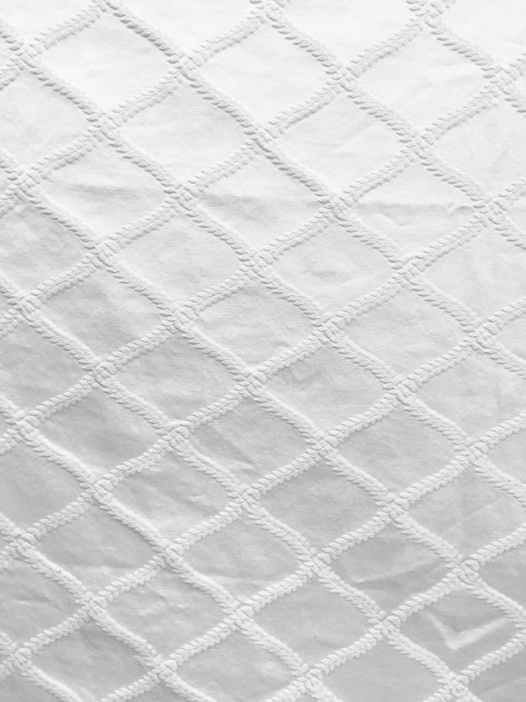 white matelasse fabric, white embossed fabric, white upholstery fabric