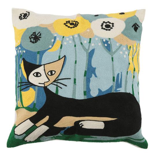 Northern Europe Style embroidered cushion