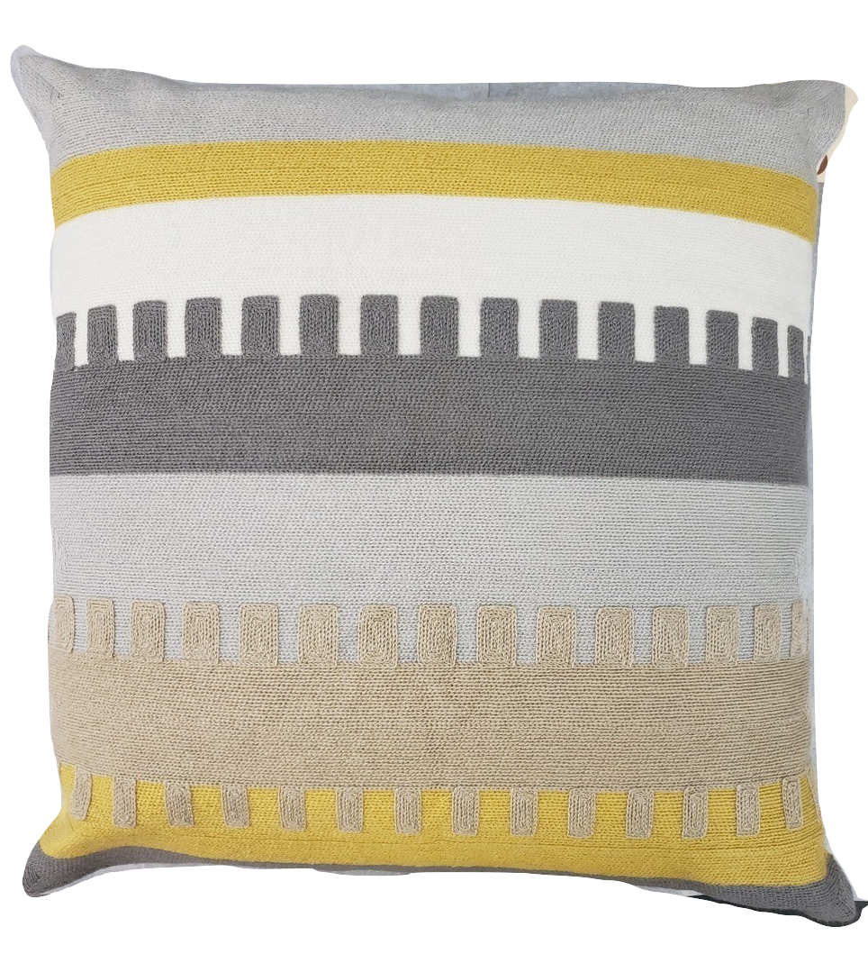 TRIBAL EMBROIDERY PILLOW COVER
