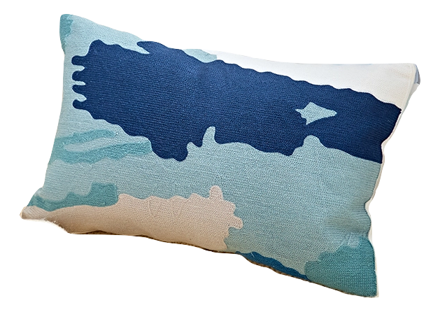 MODERN EMBROIDERY PILLOW COVER