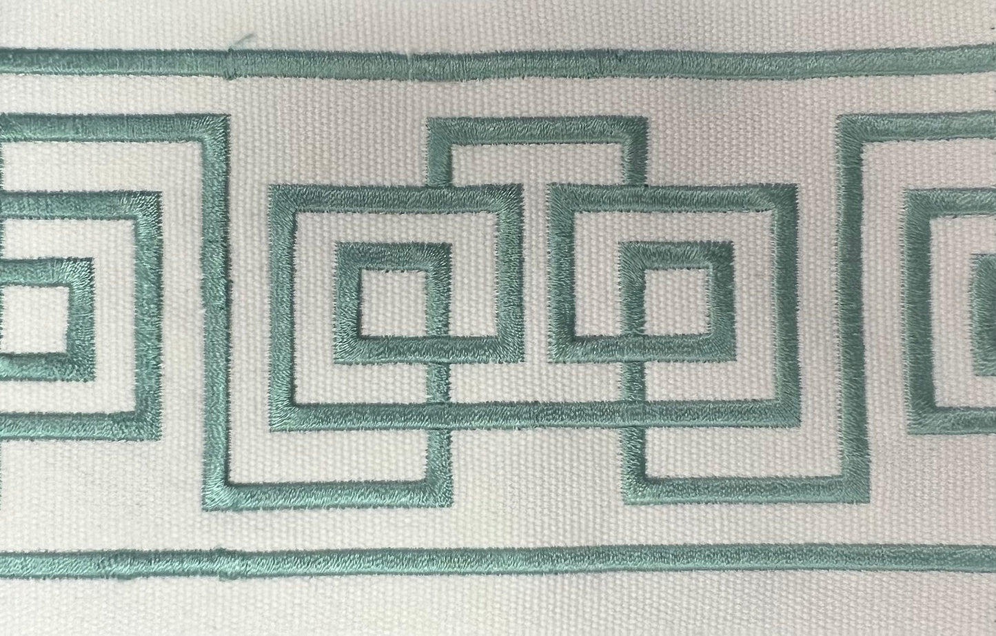 300 Aria 4" Embroidered Geometric / Greek Key Tape