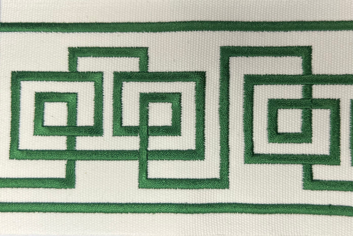 300 Aria 4" Embroidered Geometric / Greek Key Tape