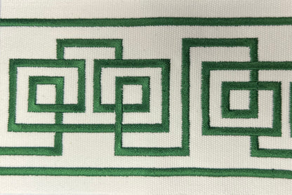 300 Aria 4" Embroidered Geometric / Greek Key Tape
