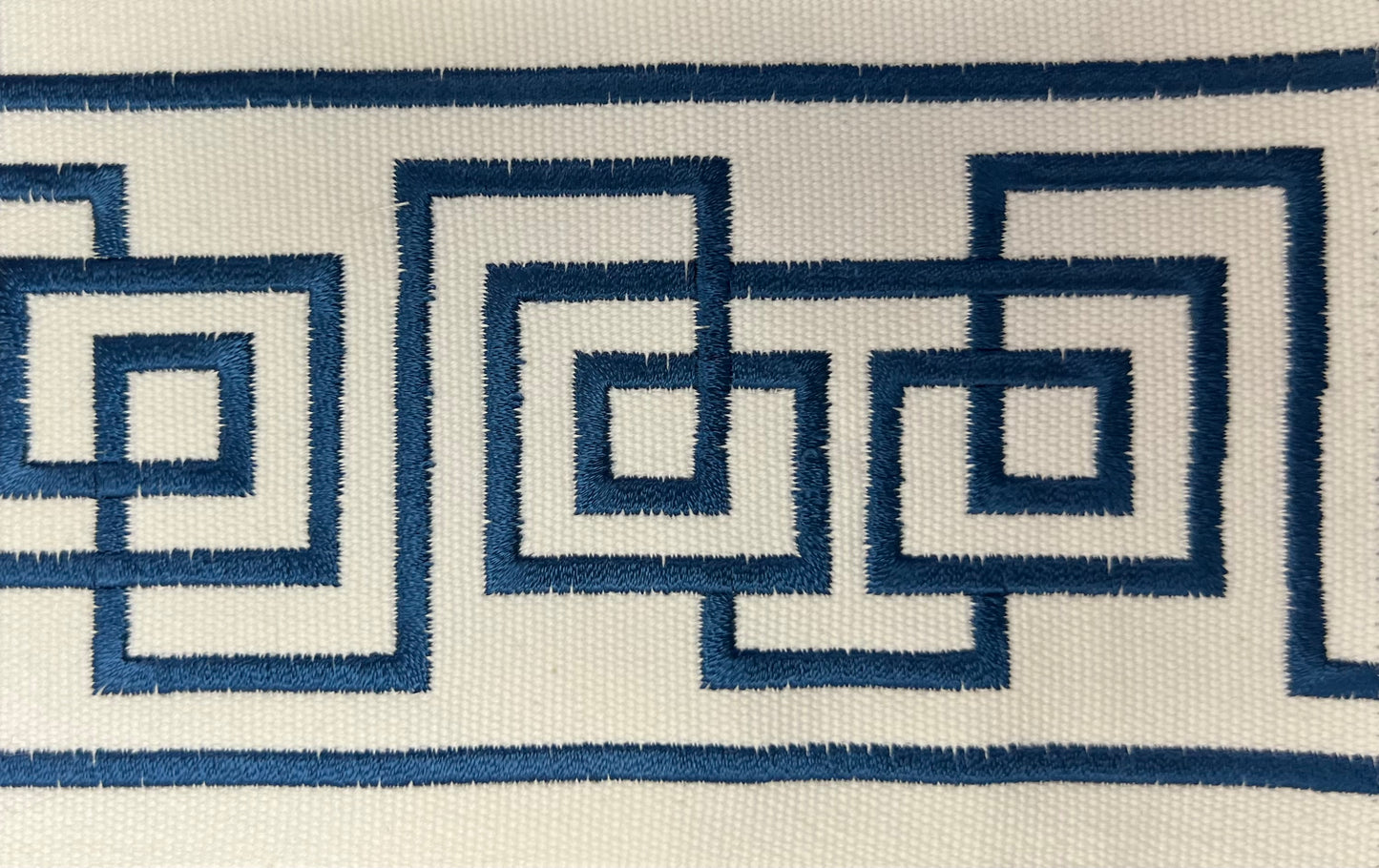 300 Aria 4" Embroidered Geometric / Greek Key Tape