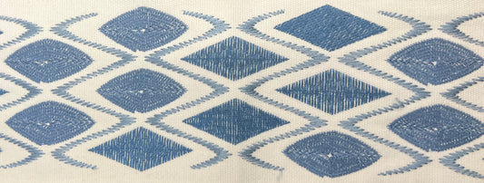 300 Duke 4" Embroidered Geometric Tape Trim