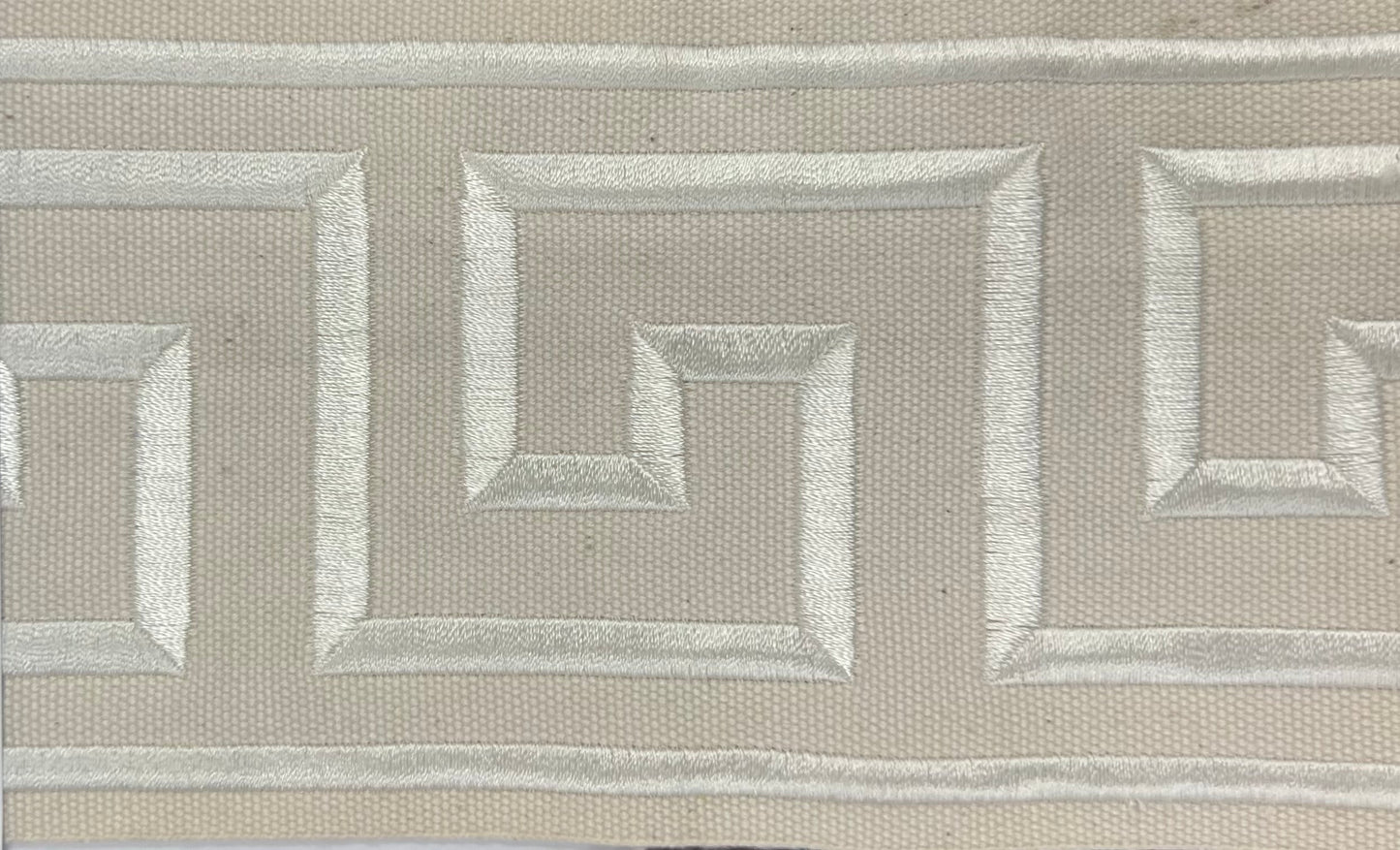 300 Felix 3.5"–4" Embroidered Greek Key Tape Trim