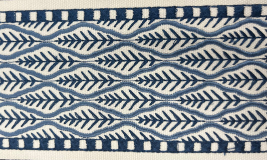 300 Bristol 4" Embroidered Decorative Tape
