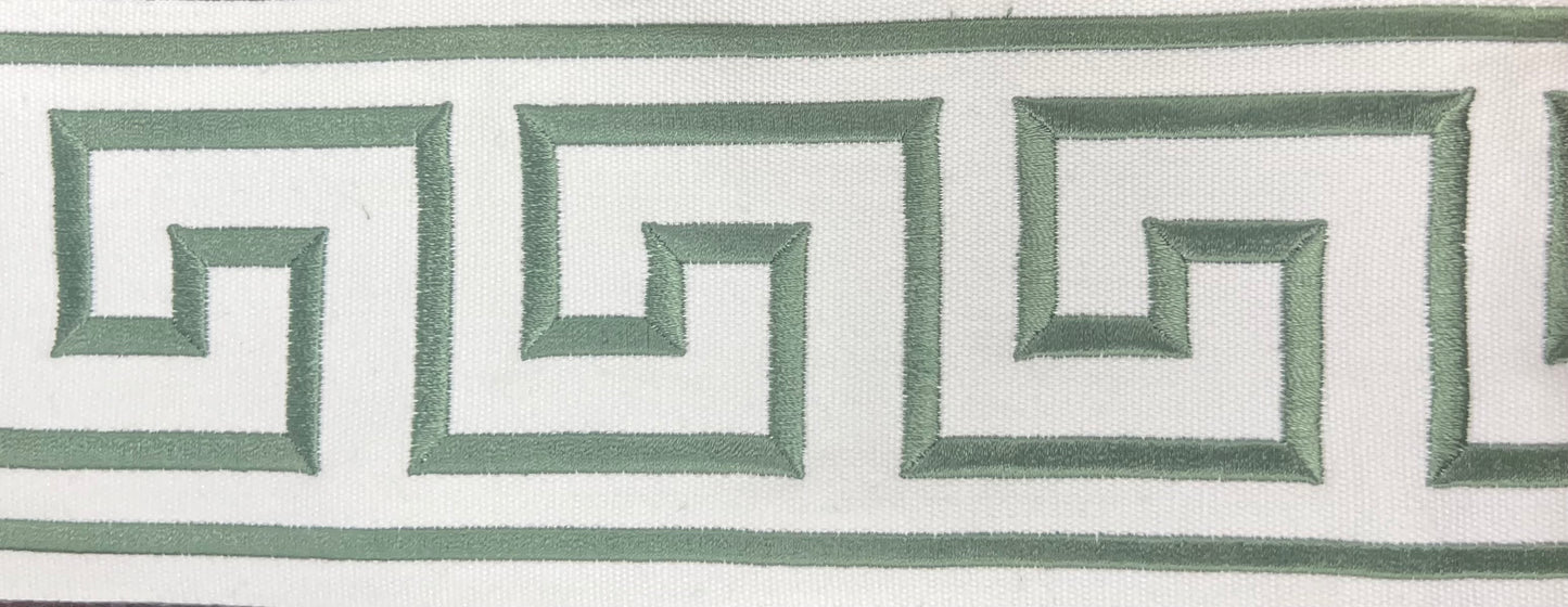 300 Felix 3.5"–4" Embroidered Greek Key Tape Trim