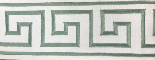 300 Felix 3.5"–4" Embroidered Greek Key Tape Trim
