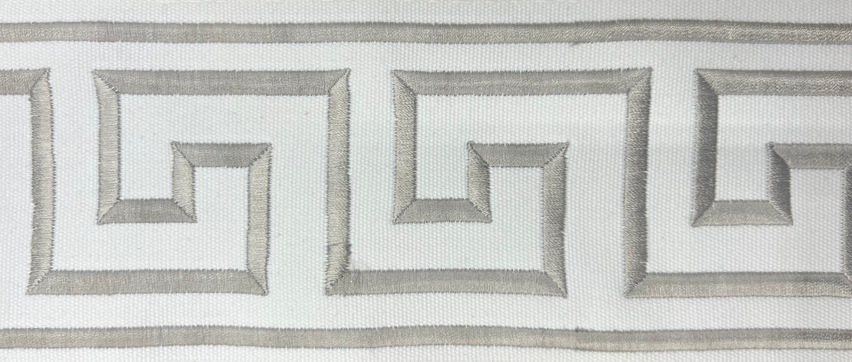 300 Felix 3.5"–4" Embroidered Greek Key Tape Trim