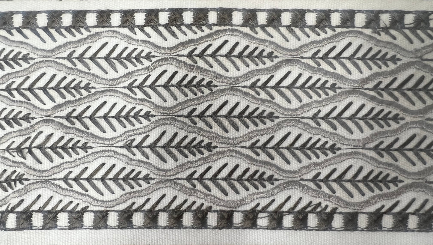 300 Bristol 4" Embroidered Decorative Tape