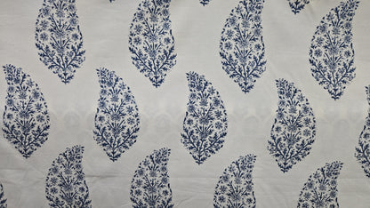 Zahara Dutch Blue/White – 100% Cotton Designer Fabric
