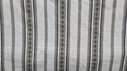 Roma Stripe Flax – 100% Cotton Woven Stripe Fabric