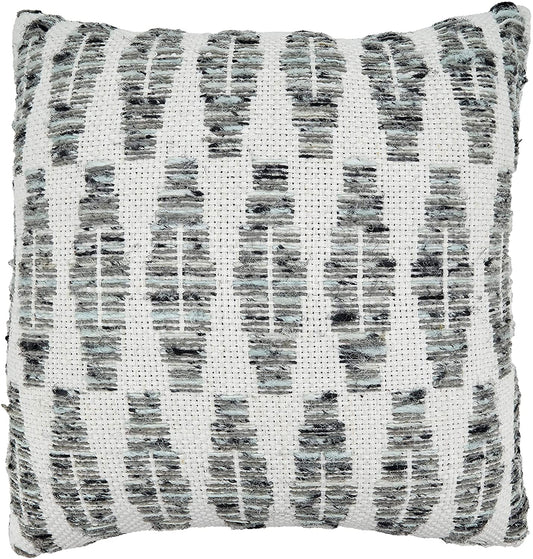 3159 GY  20''  GREY DIAMOND PILLOW