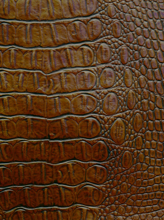 faux leather, crocodile skin, vinyls