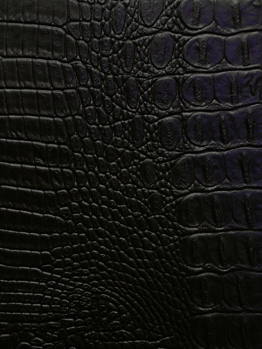 faux leather, alligator hide, vinyls