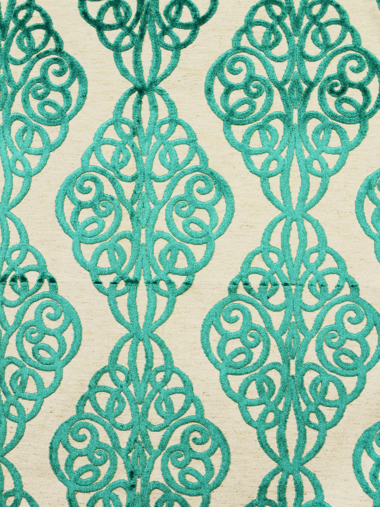 emerald geometric fabrics, emerald designer fabrics, emerald home decor