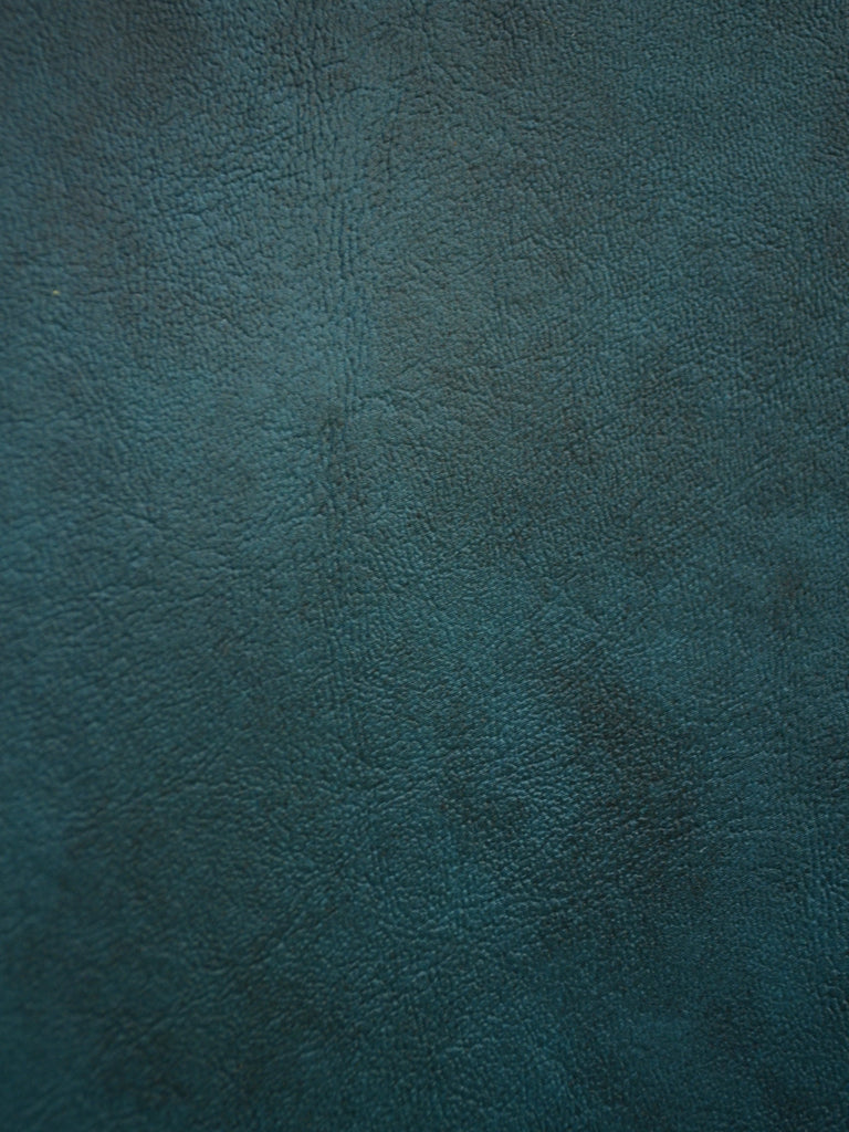 teal faux leather, teal cow hide, teal green vinyl