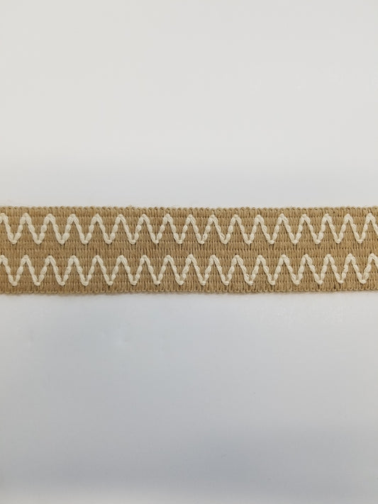 ESSEX JUTE 2" TAPENATURAL COTT