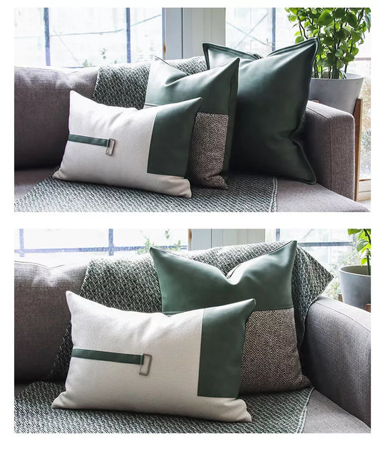 GEOMETRIC NORDIC LUXURY PILLOW COVER