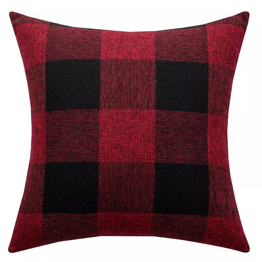 LARGE CHECK PLAID RED / BLACK