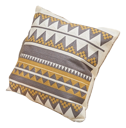 TRIBAL EMBROIDERY PILLOW COVER